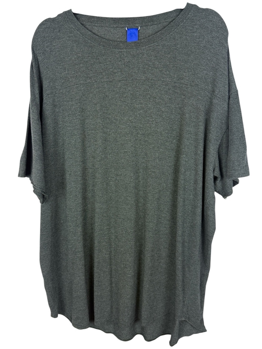KIT AND ACE Gray Cashmere Blend Oversized Tee Shirt Top XL